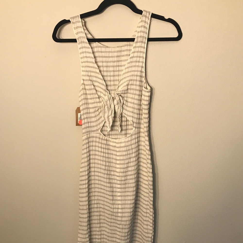 The Found Shop Striped Midi Dress